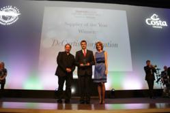 Bert Swets of DCL Accepting the Award on behalf of DeCurtis Corporation